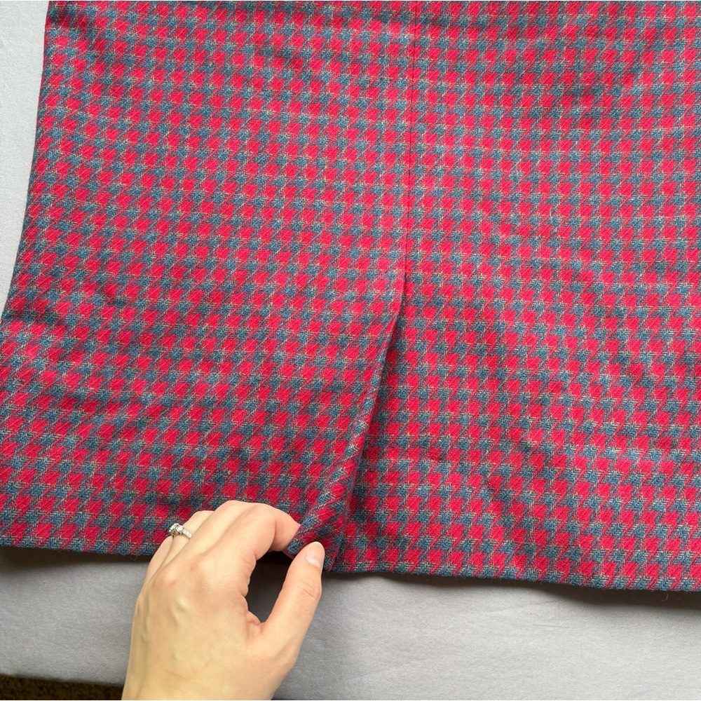 Pendleton Size 6 Vintage 100% Wool Houndstooth Re… - image 5